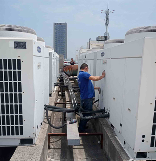 东宝中央空调制热和不制冷系统维修方法